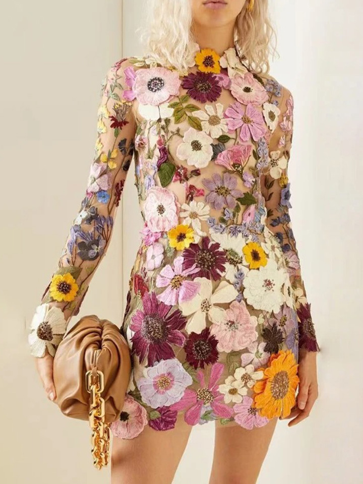 Vestido floral elegante